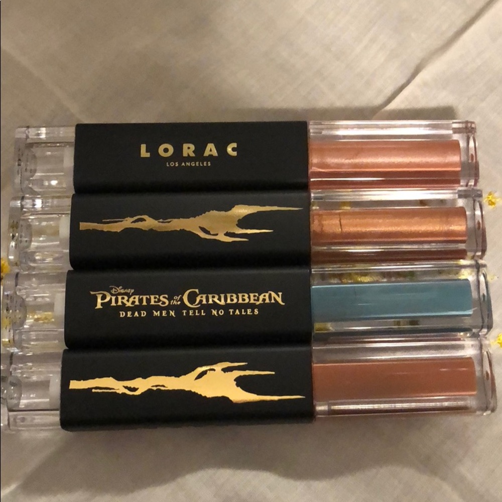 Lorac pirates of the Caribbean 4 piece lip set